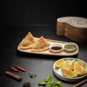 Samosas dish Indian Samosas dish at Indian Restaurant Brisbane Authentic Indian Food Healthy Indian Cuisine Indian Food